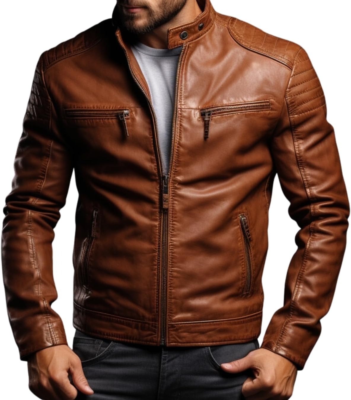 Chaqueta de Cuero Urban Rider®